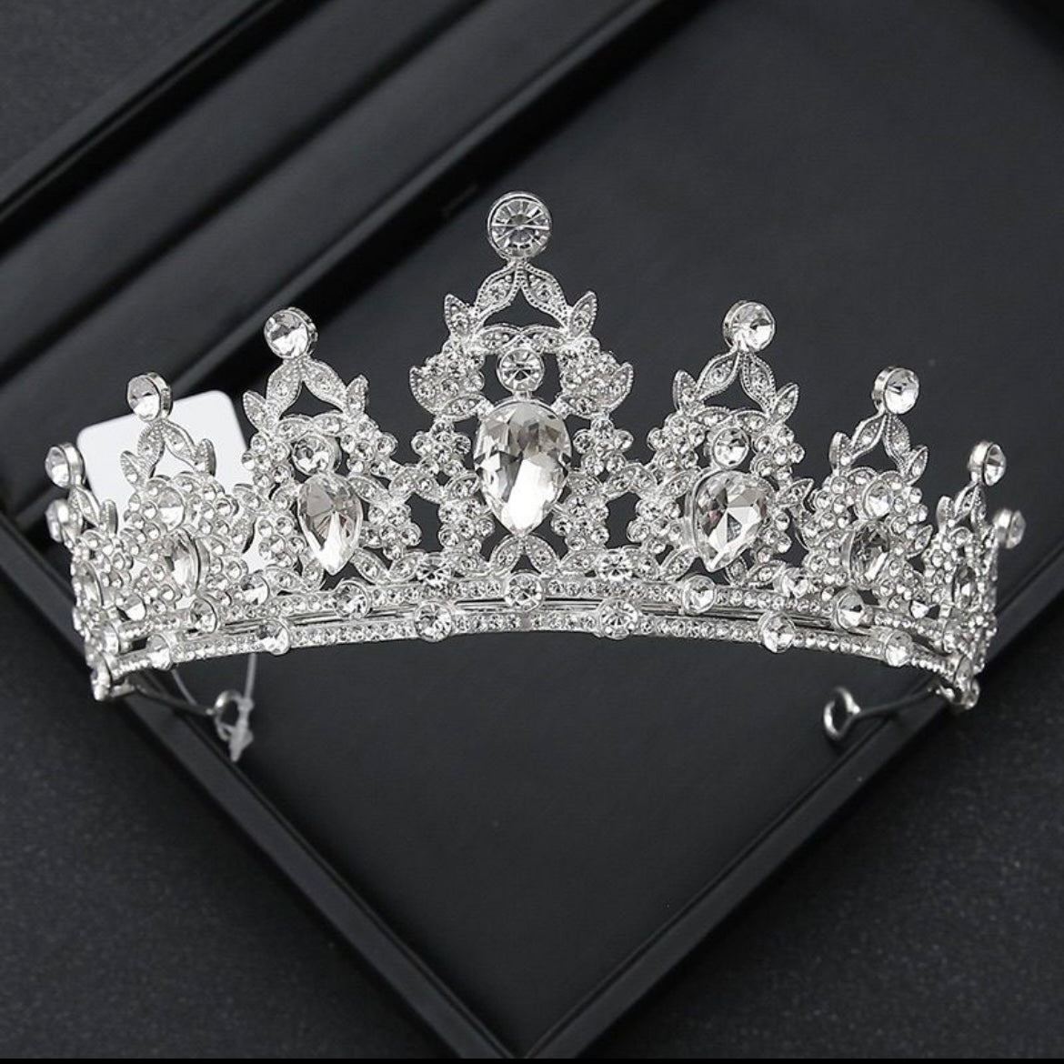 Girls Sparkling Princess Tiara Crown, Birthday Party Photo Prop, Cute Gift Accessory
