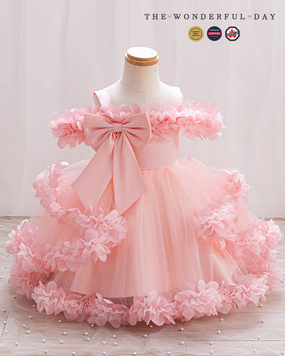 Enchanted Tulle Party Pink Dress