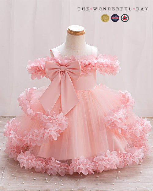 Enchanted Tulle Party Pink Dress