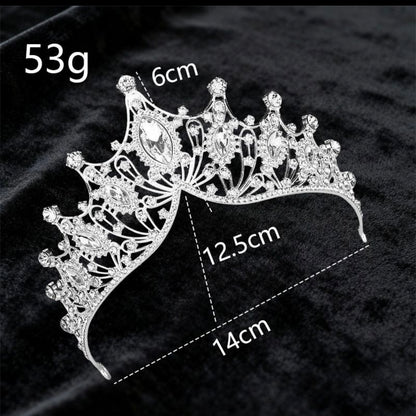 Girls Sparkling Princess Tiara Crown, Birthday Party Photo Prop, Cute Gift Accessory