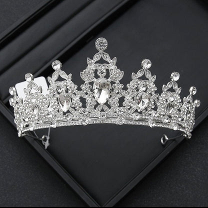 Girls Sparkling Princess Tiara Crown, Birthday Party Photo Prop, Cute Gift Accessory