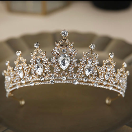 Girls Sparkling Princess Tiara Crown, Birthday Party Photo Prop, Cute Gift Accessory