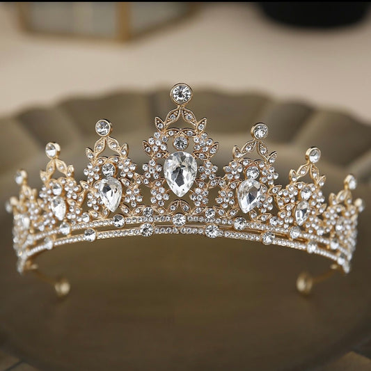 Girls Sparkling Princess Tiara Crown, Birthday Party Photo Prop, Cute Gift Accessory