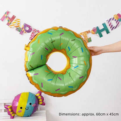 Cute Food Foil Balloon Set – Choose 4 Designs