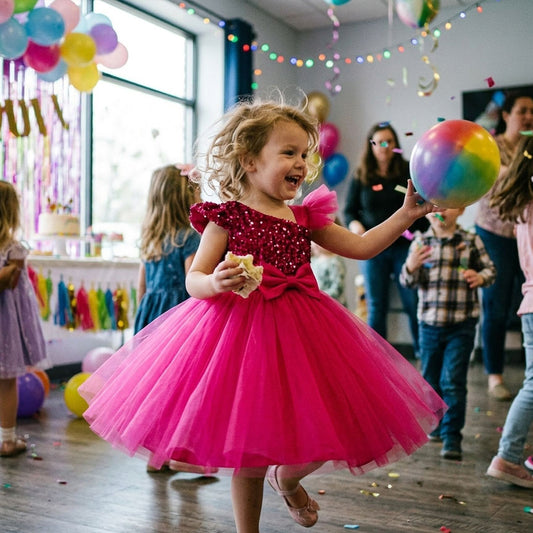 Sparkling Sequin Playful Tulle Party Dress
