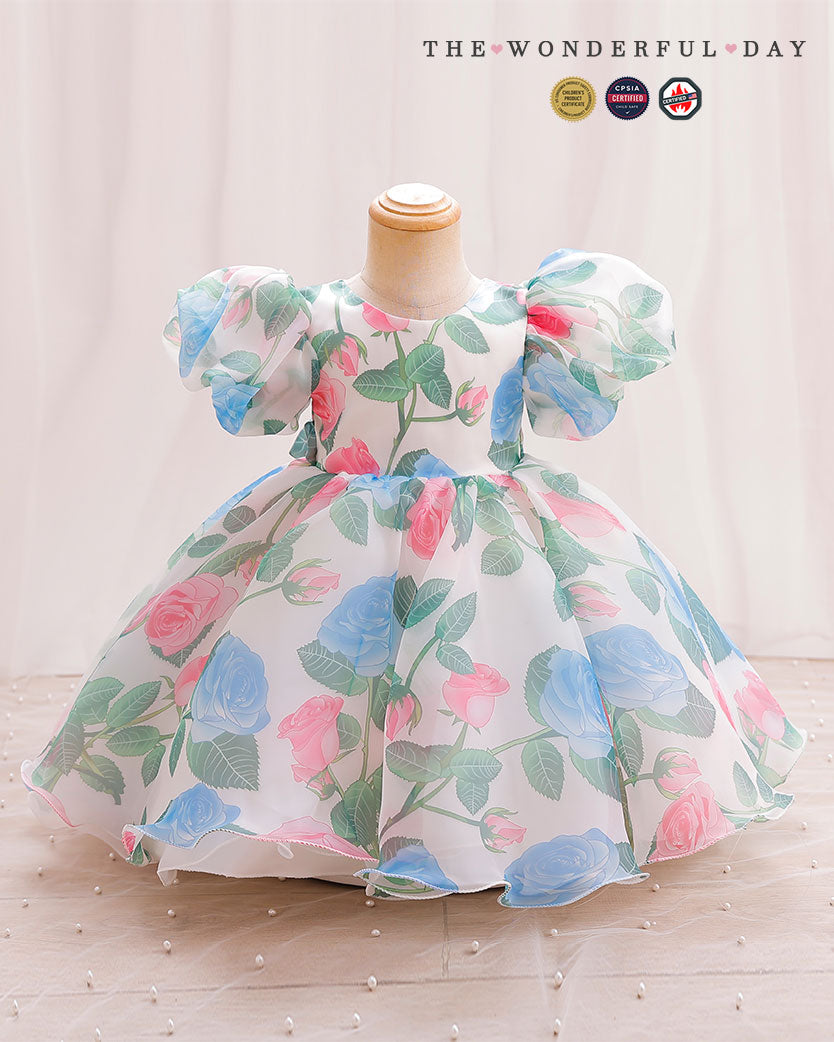 Summer Lightweight Floral Princess Dress